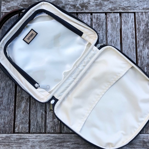 RARE Hartmann Regatta Collection Leather Luxury Travel Toiletry Overnight Case - Picture 6 of 17